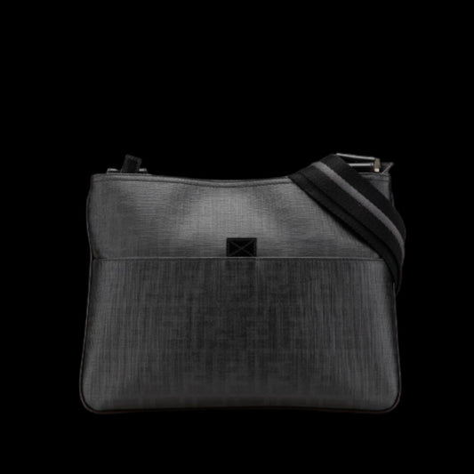 Black Fabric Fendi Crossbody Bag