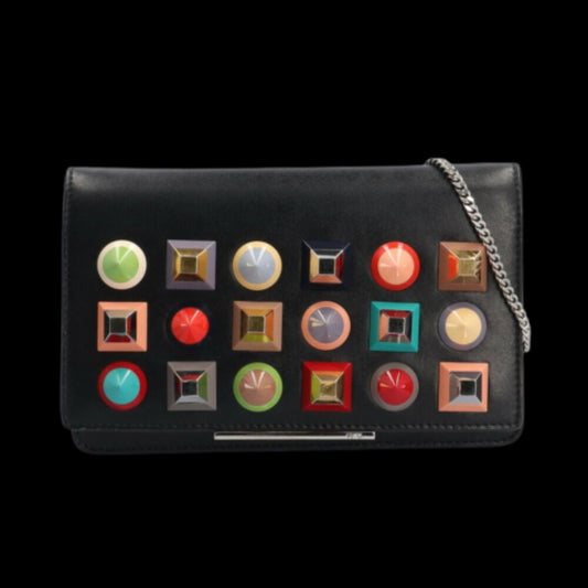 Black Fabric Fendi Shoulder Bag