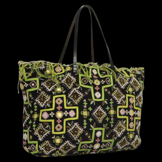 Black Fabric Fendi Tote