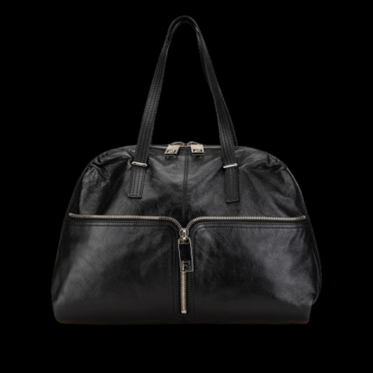 Black Leather Fendi Shoulder Bag