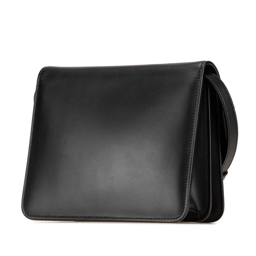 Black Leather Fendi Crossbody Bag