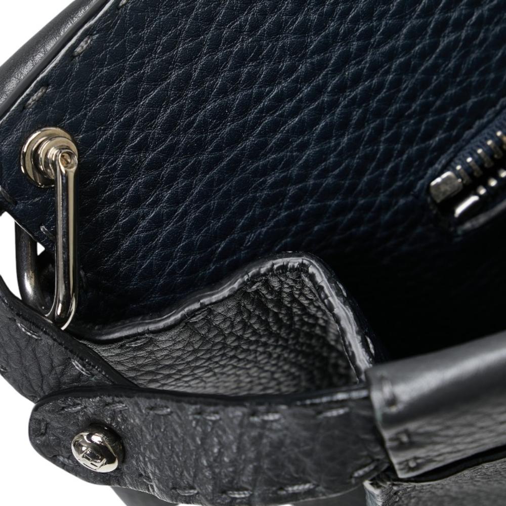 Black Leather Fendi Shoulder Bag