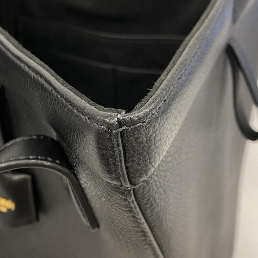 Black Leather Fendi Shoulder Bag