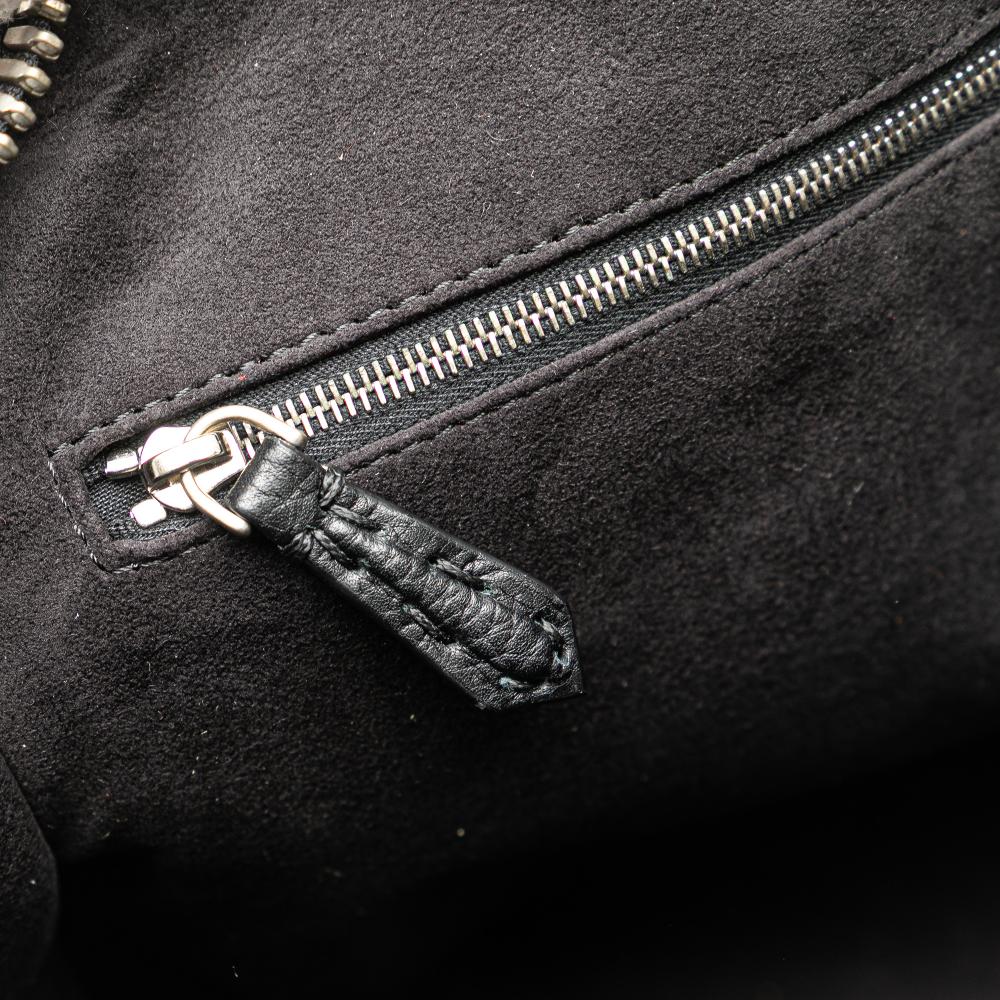 Black Leather Fendi Crossbody Bag