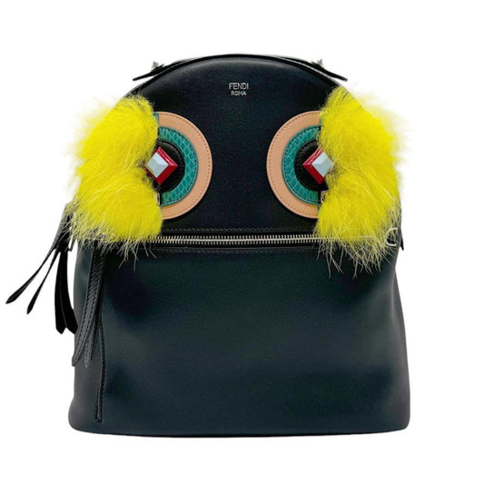 Black Metal Fendi Backpack