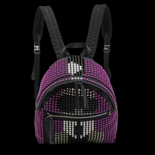 Black Nylon Fendi Backpack