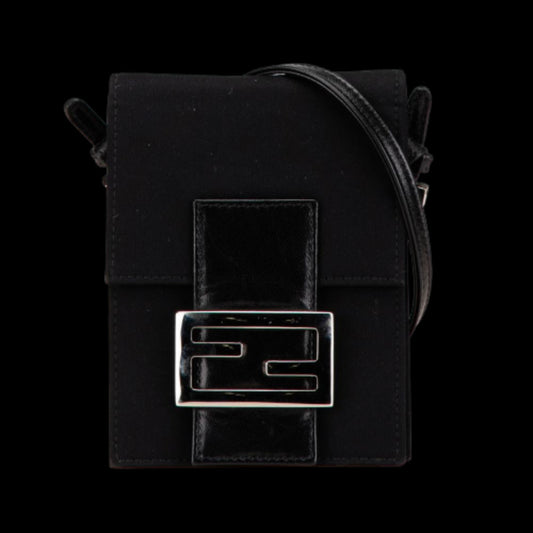 Black Nylon Fendi Crossbody Bag