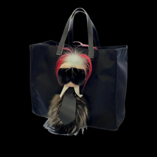 Black Nylon Fendi Tote