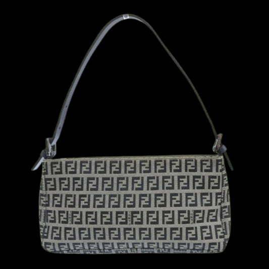 Blue Canvas Fendi Clutch