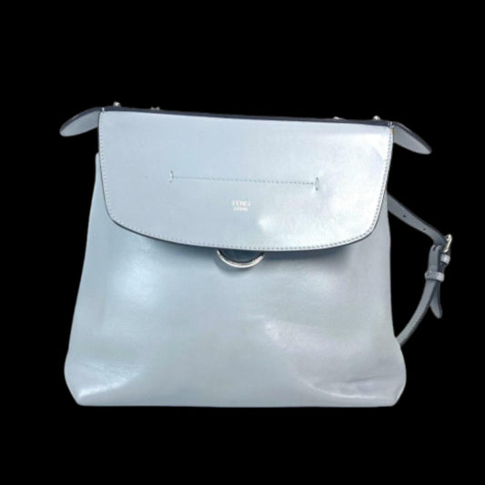 Blue Leather Fendi Backpack