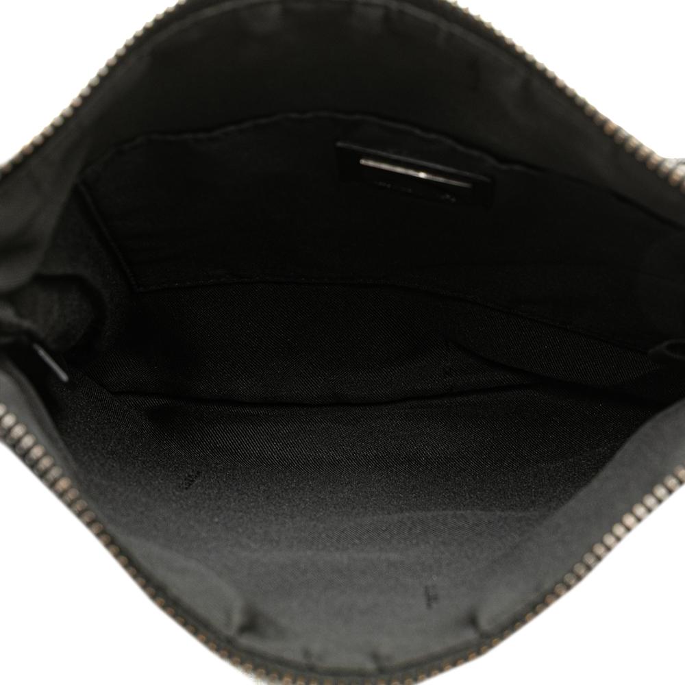 Brown Canvas Fendi Crossbody Bag