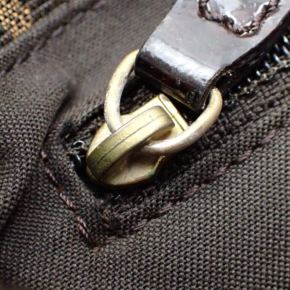 Brown Canvas Fendi Shoulder Bag