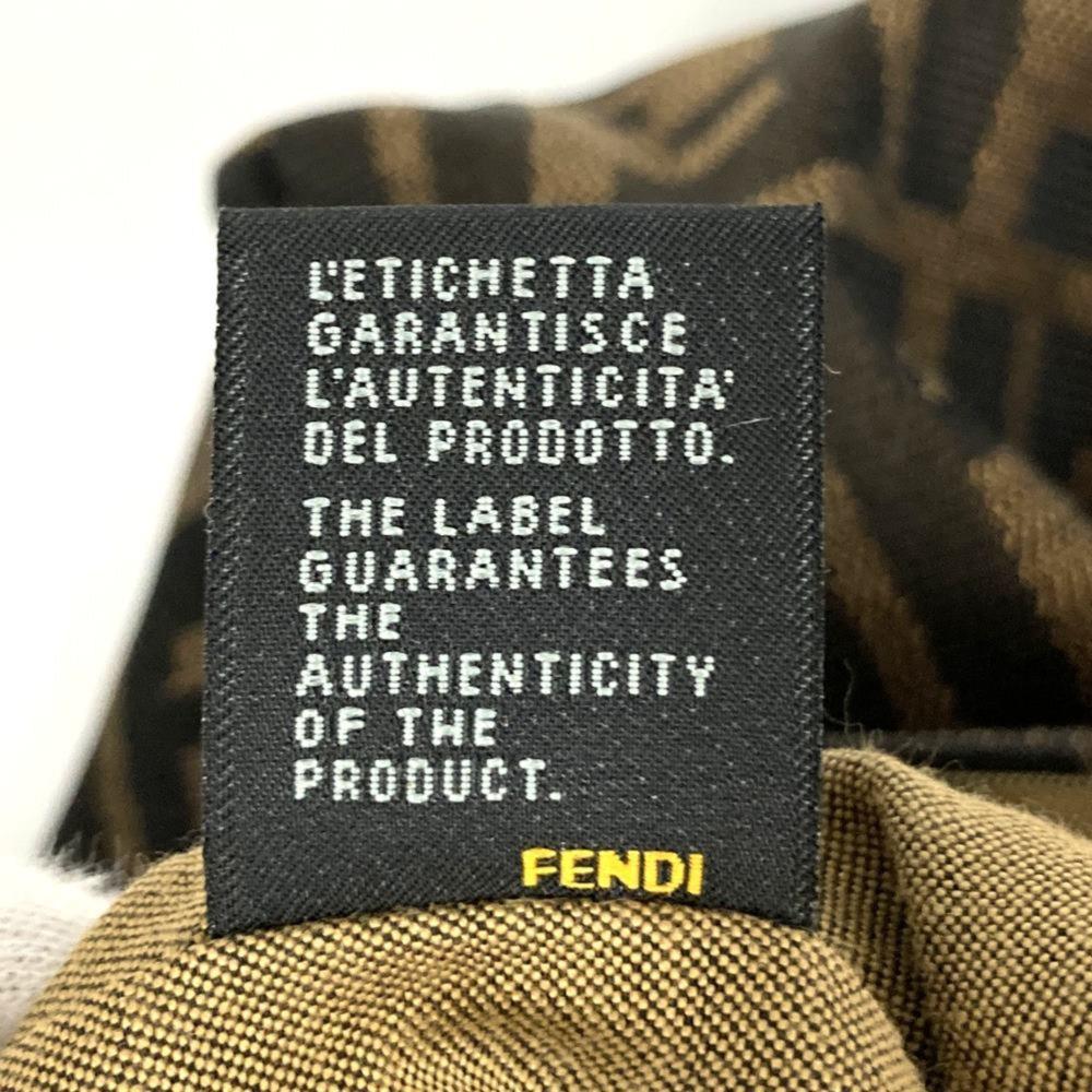 Brown Canvas Fendi Tote