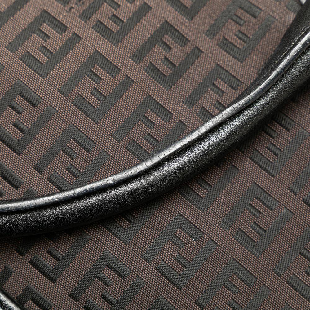 Brown Canvas Fendi Tote