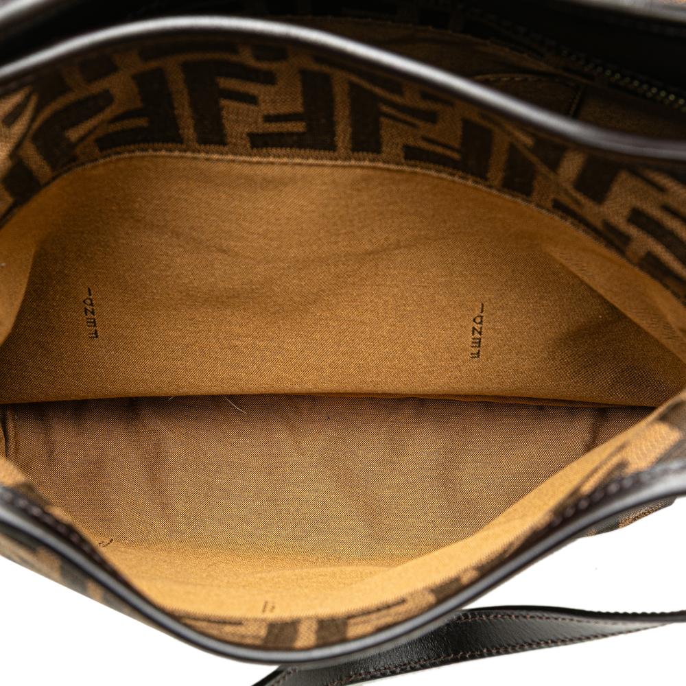 Brown Canvas Fendi Tote