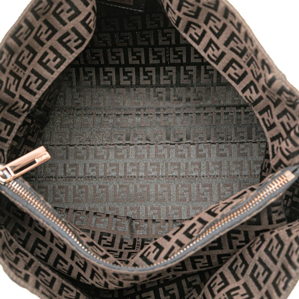 Brown Canvas Fendi Tote