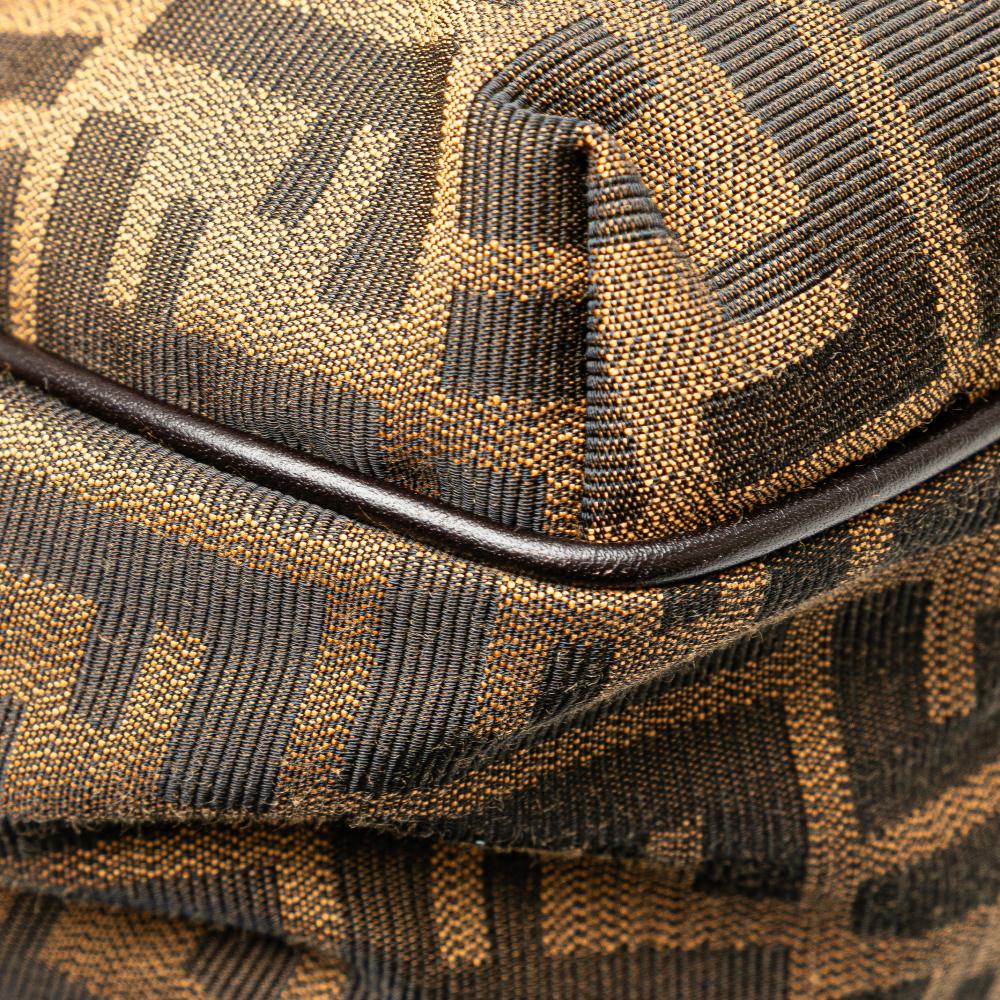 Brown Canvas Fendi Tote