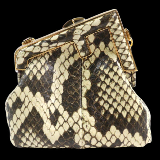 Brown Fabric Fendi Crossbody Bag