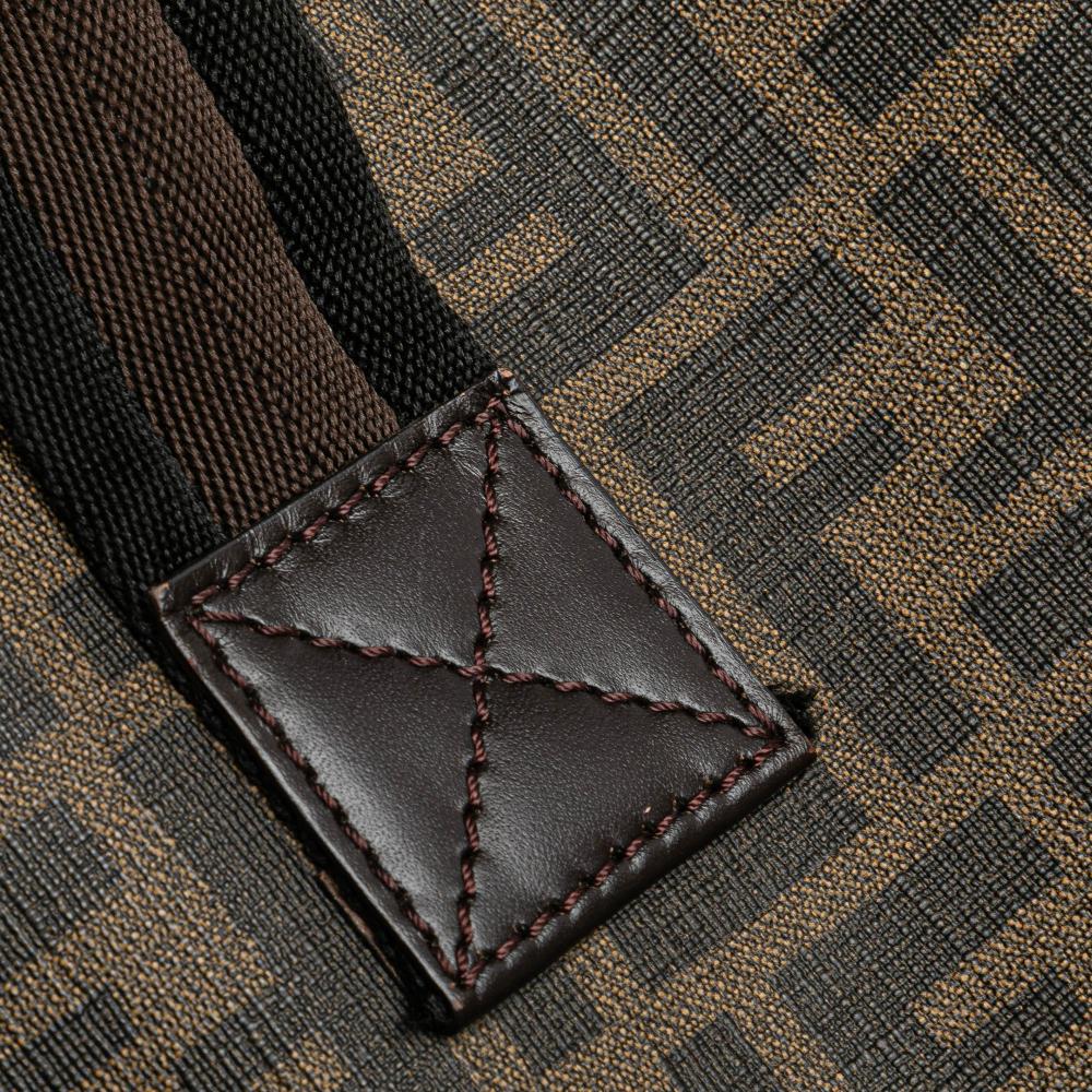Brown Fabric Fendi Tote