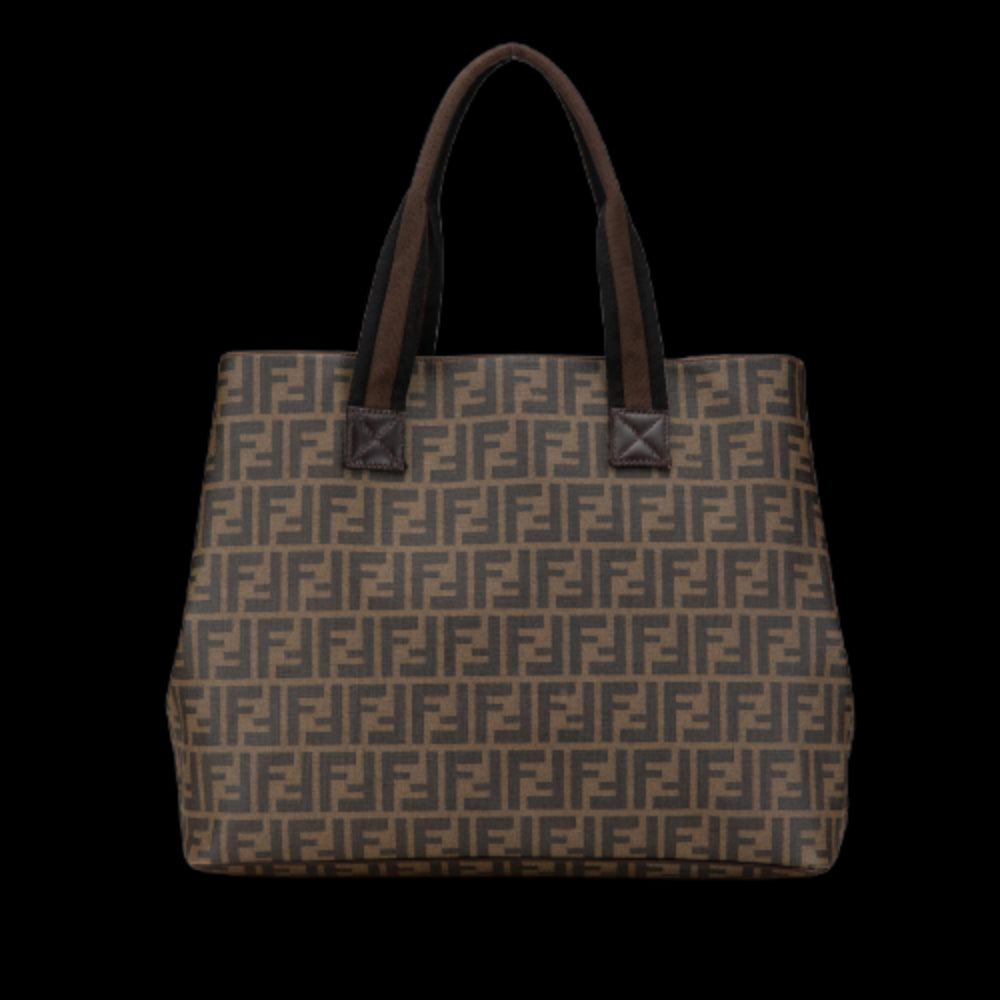 Brown Fabric Fendi Tote