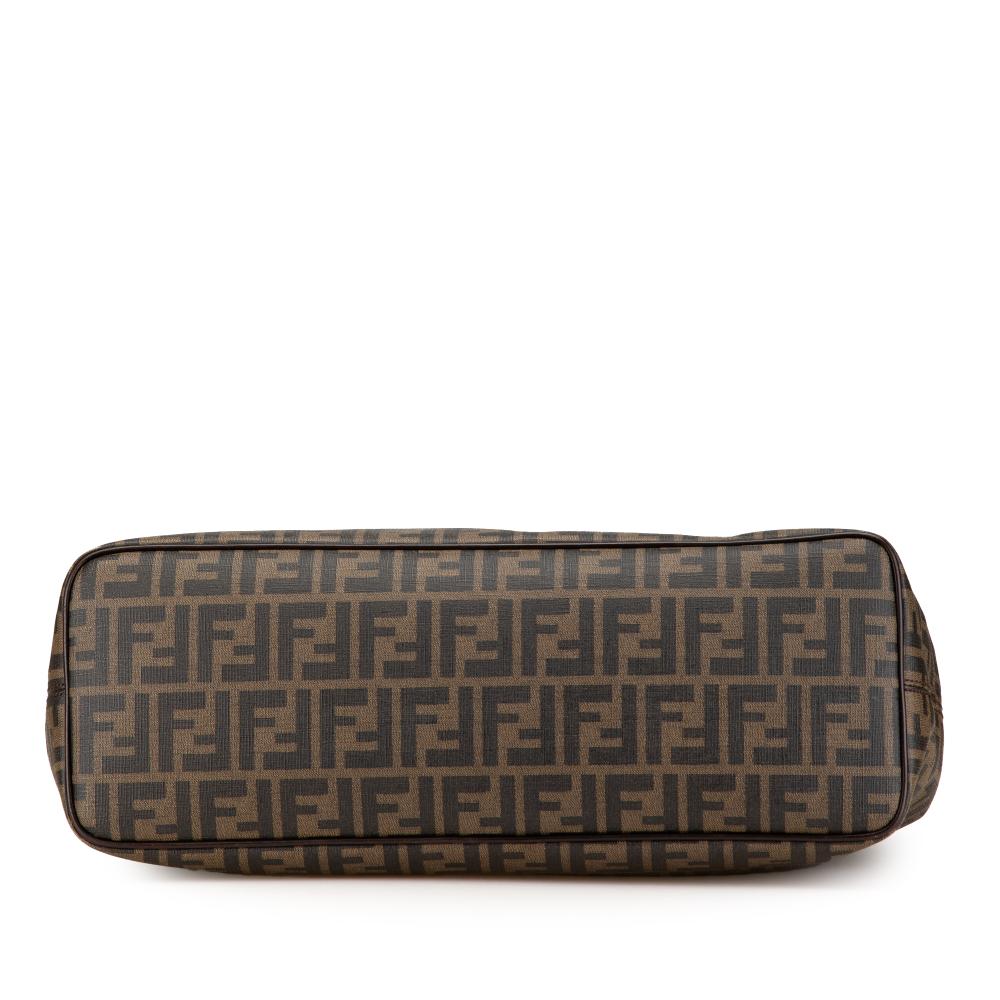 Brown Fabric Fendi Tote
