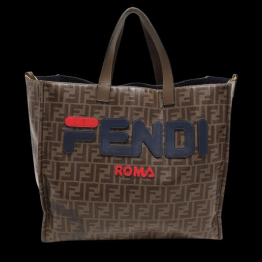 Brown Leather Fendi Tote
