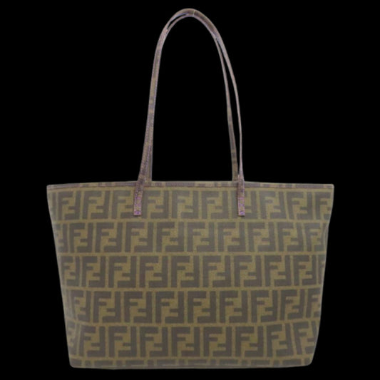 Brown Plastic Fendi Tote