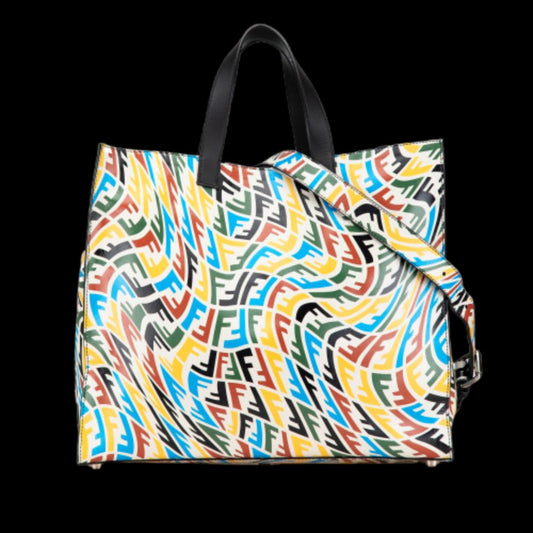 Multicolor Leather Fendi Tote