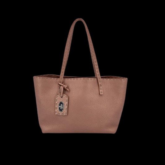 Pink Cotton Fendi Tote