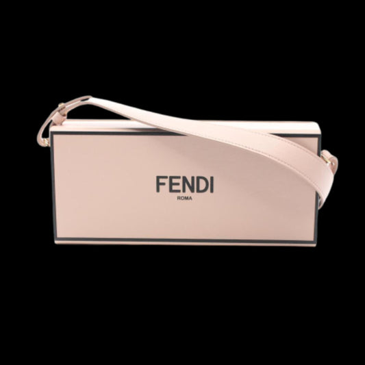 Pink Leather Fendi Crossbody Bag