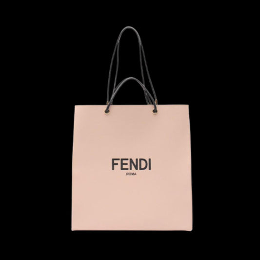 Pink Leather Fendi Tote