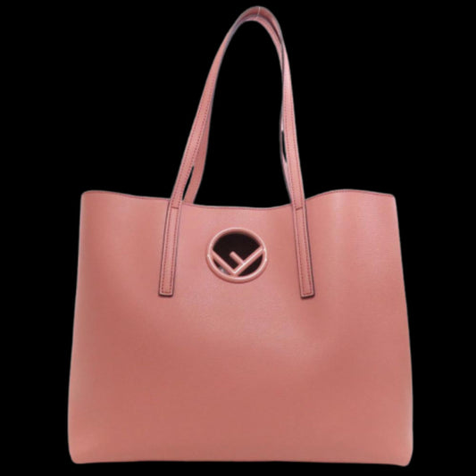 Pink Leather Fendi Tote