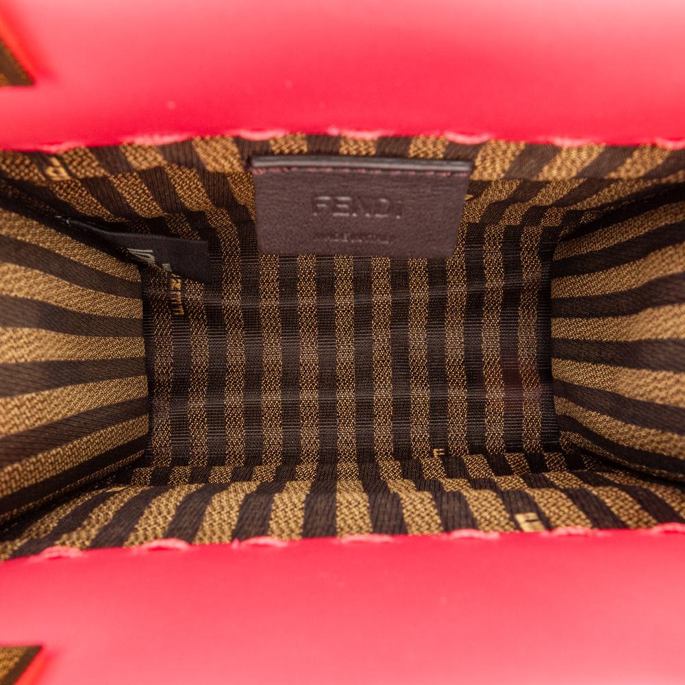 Pink Leather Fendi Tote