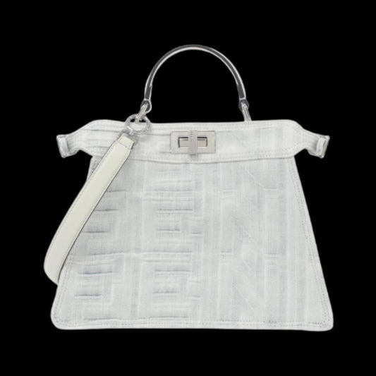 White Denim Fendi Peekaboo