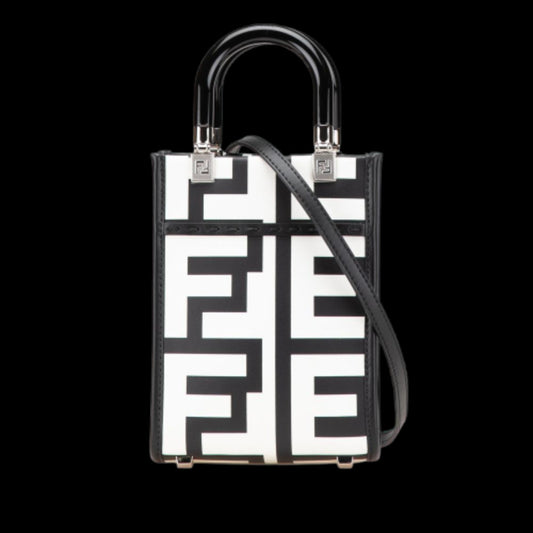 White Leather Fendi Tote