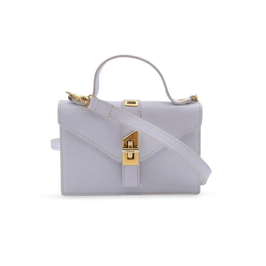 White Leather Fendi Handbag