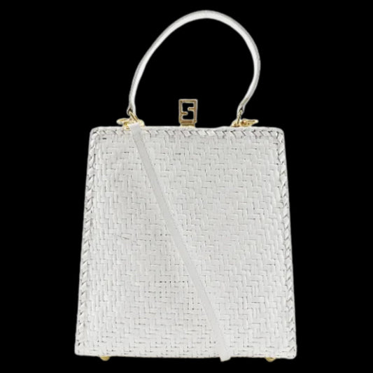 White Leather Fendi Handbag