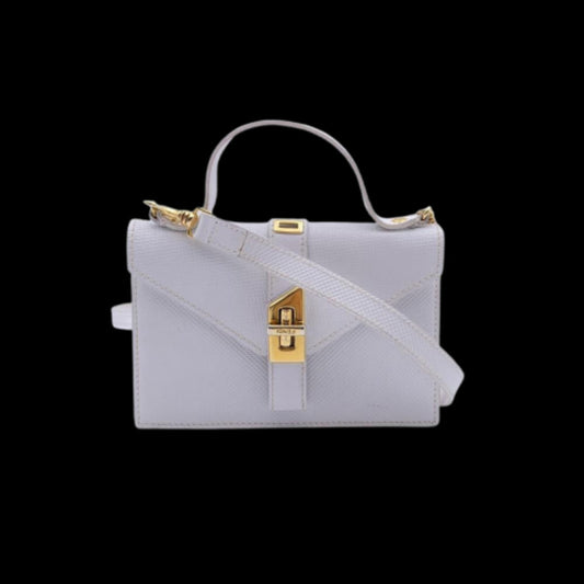 White Leather Fendi Handbag