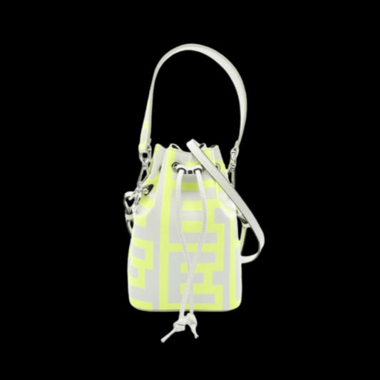 White Leather Fendi Handbag