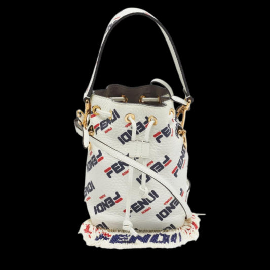 White Leather Fendi Mon Tresor