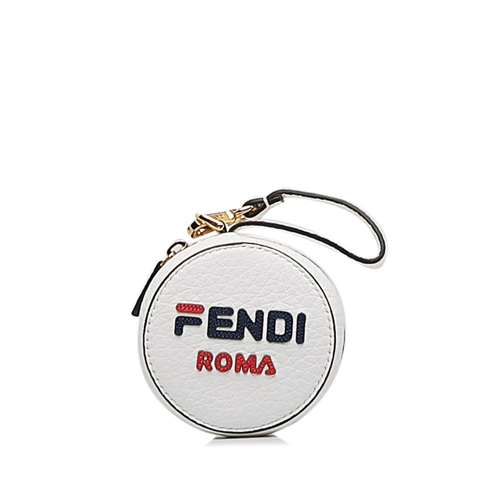 White Nylon Fendi Backpack