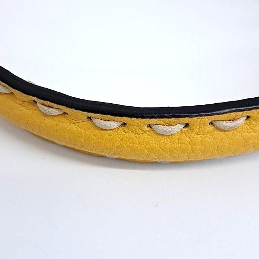 Yellow Leather Fendi Peekaboo