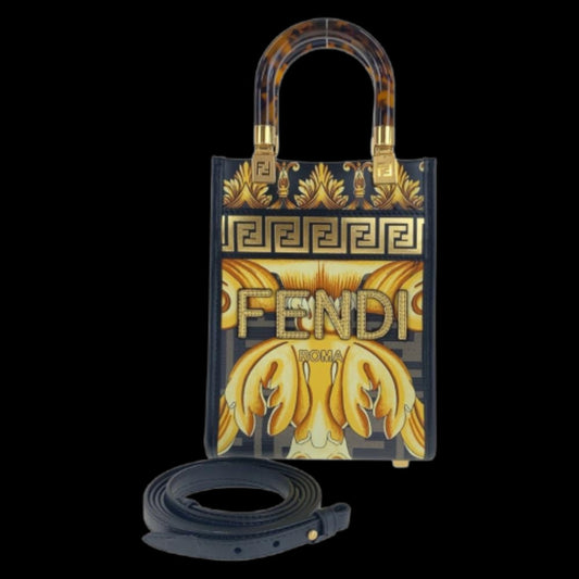 Yellow Plastic Fendi Handbag