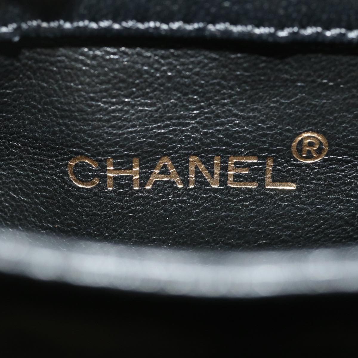 CHANEL Matelasse Shoulder Bag Lamb Skin Black CC Auth am2485gA