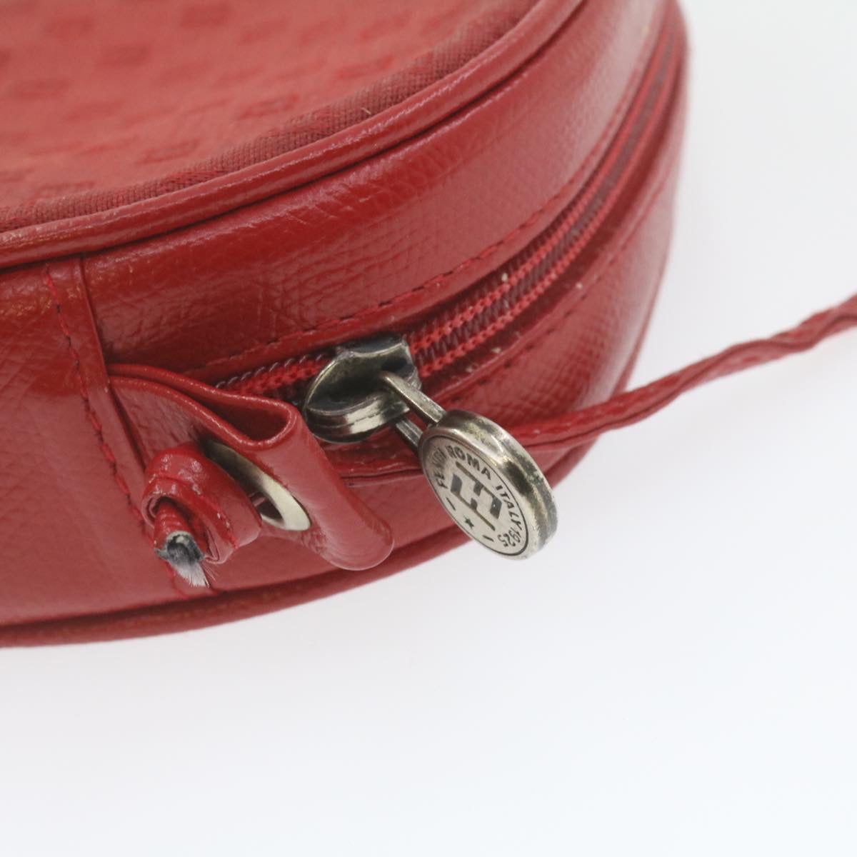 FENDI Shoulder Bag Red  am864g