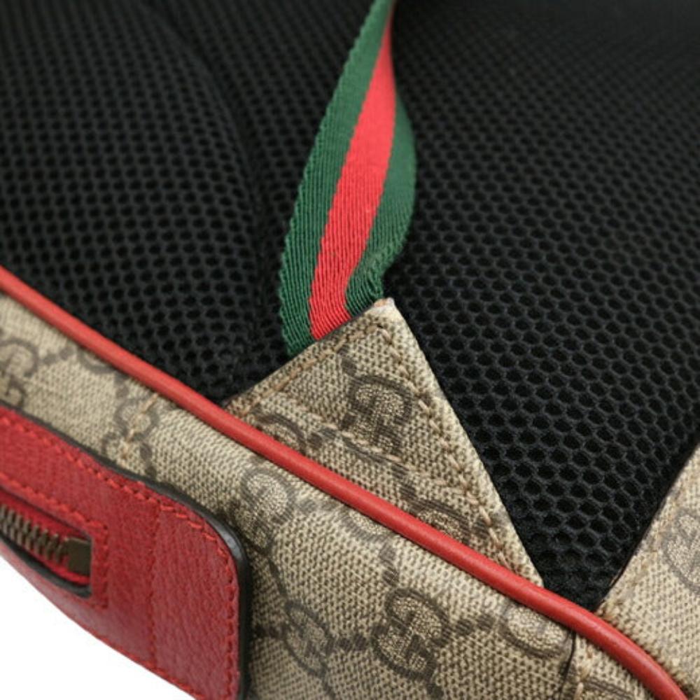 Beige Canvas Gucci Backpack