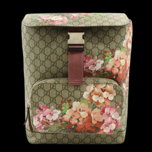 Beige Fabric Gucci Backpack