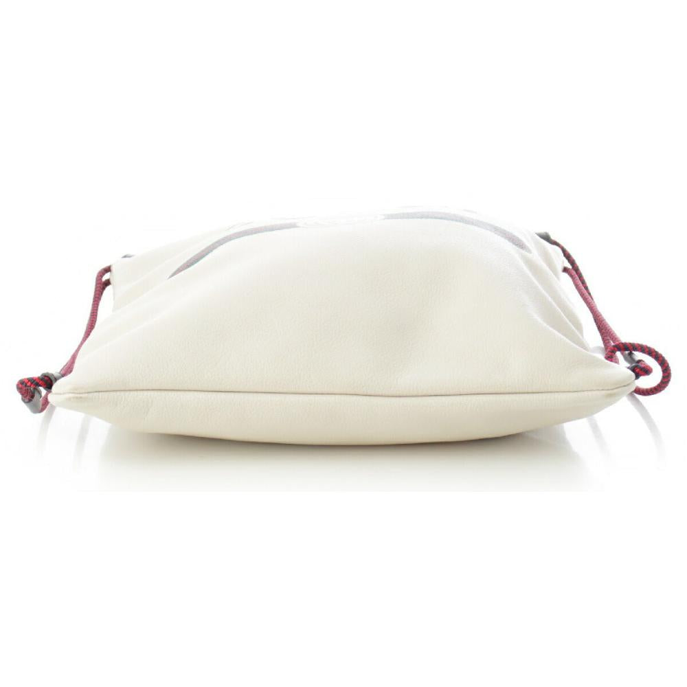 Beige Leather Gucci Backpack