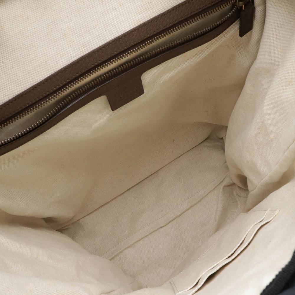 Beige Leather Gucci Backpack