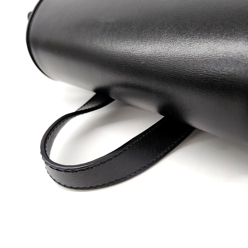 Black Leather Gucci Backpack